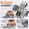 37-Piece Art & Drawing Supplies Kit – Metal Mechanical Pencil Set (0.5/0.7/0.9/2mm) with 100-Sheet Sketchbook, 288 Graphite & Colored Leads, Erasers, Sharpeners & Case – Perfect for Artists, Students & Teens